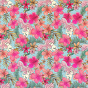 Non-woven tapet - Ariel Pink Flower - 200 x 280 cm