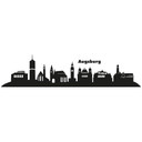 Wandtattoo Augsburg Skyline