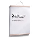 Poster Grammatik - Zuhause