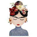Wallsticker Væg tatovering Treechild - Blomstret Frida