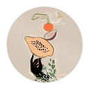 Plakat Arty Guava - Papaya Balance - okrągły