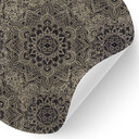 Naklejka na ścianę Mandala Boho antyczne złoto - Bloomery Decor - Okrągła