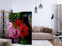 Screen room divider - Sommeraften, 3-delt