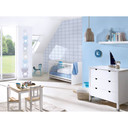 Tapet til børneværelset i blå og ternet non-woven tapet fra Little Love Made in Germany