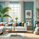 Pintura interior verde turquesa semimate I Piscina | Crear armonía en una habitación | LA COCINA DE 