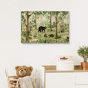 Plakat drewniany Kikki Belle - obraz do wyszukiwania lasu