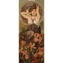 Alfons Mucha - Ametyst ophængeligt tapet