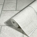 Tekstureret tapet, non-woven tapet Natural Opulence hvid, grå