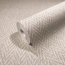 Tekstureret, ikke-vævet tapet Loft Superior i brun, beige