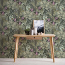 A.S. Création Behang Natuur PintWalls Vliesbehang Groen Roze Geel
