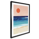 Plakat surferki o zachodzie słońca - Rivers