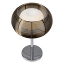 Tischleuchte Maxime, braun, 39 x 26 cm, Glas Nachttischlampe, dimmbar
