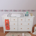 A.S. Création Lovely Kids Frise autocollante enfant - Rosé, Gris