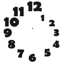 Sticker mural - Horloge Spirale