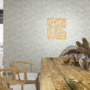 non-woven tapet Naturlig Opulens Grå grafik 3,30 x 0,70 cm