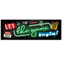 Canvasbillede, neon til gamere