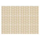 Naklejki na płytki Boho - Circles cappuccino - Zestaw 12 sztuk