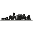 Wandtattoo Neuss Skyline