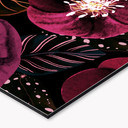 Stænkplade til køkken Blomsterpragt i lilla toner - Anis-illustration