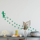 Wallsticker Gekko fodspor