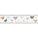 A.S. Création Lovely Kids Frise autocollante enfant - Gris, Blanc