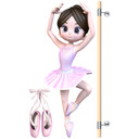 Wallsticker - Agullo - Ballerina + Balletsko