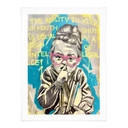 Poster Le Silence Montre l'Intelligence Pop Art - Habib