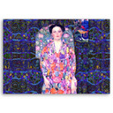 Canvasbillede, Portræt af Eugenia Primavesi Klimt