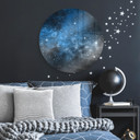 Tableau sur verre Espace - Rond