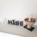 MDF bogstaver - Hase (Hare)