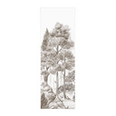 Textielposter bos met boslandschap in beige - Ms Tiff - Panorama