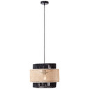 Pendelleuchte Anastasia, braun, 134,5 x 36 cm, Rattan Pendellampe
