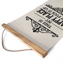 Stoffbild Happy Place Spruch Stickmuster - Magnusson - 30x45 cm