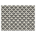 Naklejki na płytki Geometryczne ornamenty w kolorze czarno-beżowym - Treechild - zestaw 12 sztuk