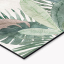 Stænkplade til køkken jungleblade grøn akvarel - Bloomery Decor