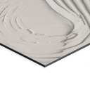 Fototapet Bløde strukturer i beige - Pictufy Studio – print på aluminium (Alu-Dibond)