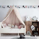 Tapet, non-woven tapet Kids Walls grå, sort