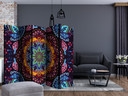 Paravent Séparation de pièce - Kaléidoscope multicolore, 3 pièces