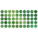 Muursticker set stippen - Groen (50 stickers)