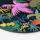 Vægcirkel Arty Guava - Exotic Jungle – print på aluminium (Alu-Dibond)
