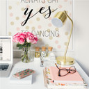Wallprint Confetti & Cream - Always say yes to dancing