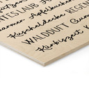 Holzbild Herbstliche Worte - Typografie