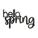 Akrylowa dekoracja z napisem 3D hello spring