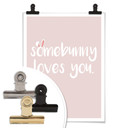 Plakat, który kocha Somebunny