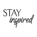 Akrylowa dekoracja z napisem 3D STAY inspired