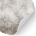Bloemen Muursticker paardenbloem droom in beige - Ms Tiff - Rond
