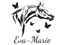 Wallsticker - Navn + hestehoved