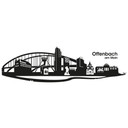 Wandtattoo Offenbach Skyline
