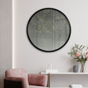 Poster Varen in het nevelwoud in groen - Ms Tiff - Rond