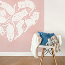 Fototapet Loske - Cat Heart